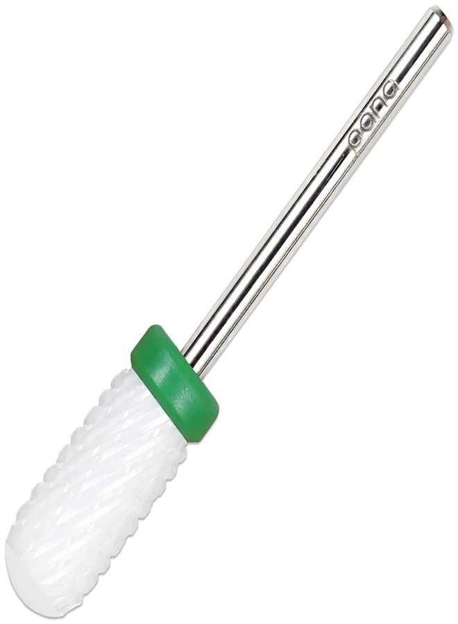 PANA Smooth Top Small Barrel 3/32" Ceramic Bit - Coarse Grit - Fast remove Acrylic or Hard Gel Nail Drill Bit for Manicure Pedicure Salon Professional or Beginner - Image 1